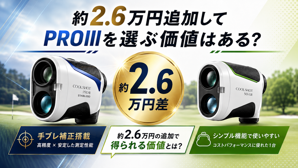 約2.6万円追加してPROIIIを選ぶ価値はある？
